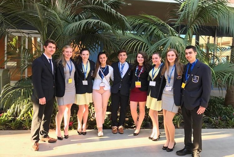 SBRHS Students Attend International Business Competition in California