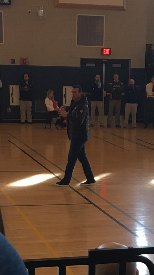 Former NBA Player Gives Moving Speech to SBRHS Students