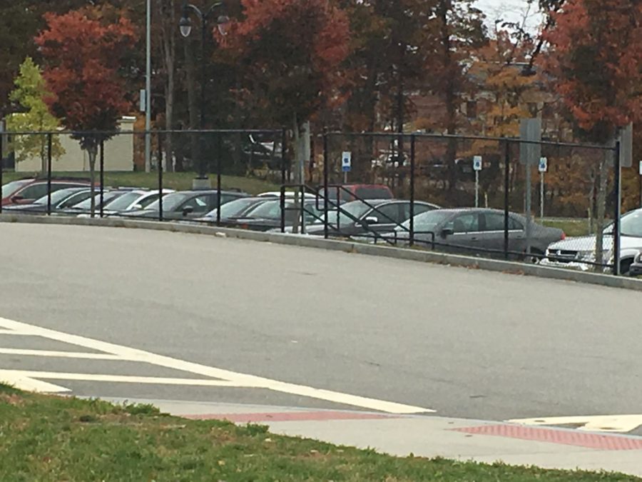 Stairs and Fence Installed in Student Parking Lot