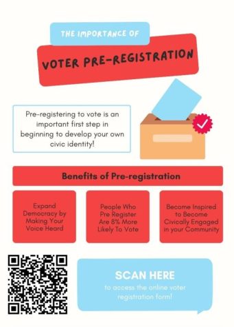 New Voter Pre-Registration Information on the School Website!