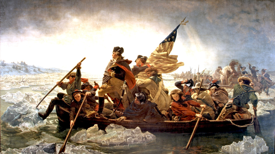 "Washington Crossing the Delaware" by Emanuel Leutze