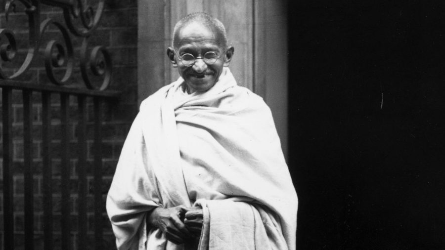 A photo of Mahatma Gandhi (courtesy of Central Press/Hulton Archive/Getty Images)
