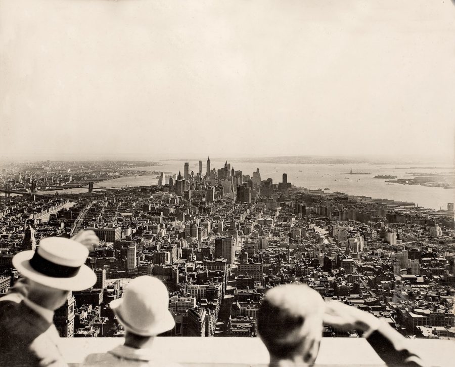 A photo of the view from the Empire State Building taken on May 1st, 1931, its opening day. (image courtesy of Samuel Gottscho)