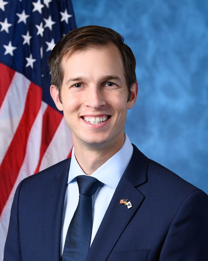 Congressman Jake Auchincloss' congressional portrait. (Credit: public domain)