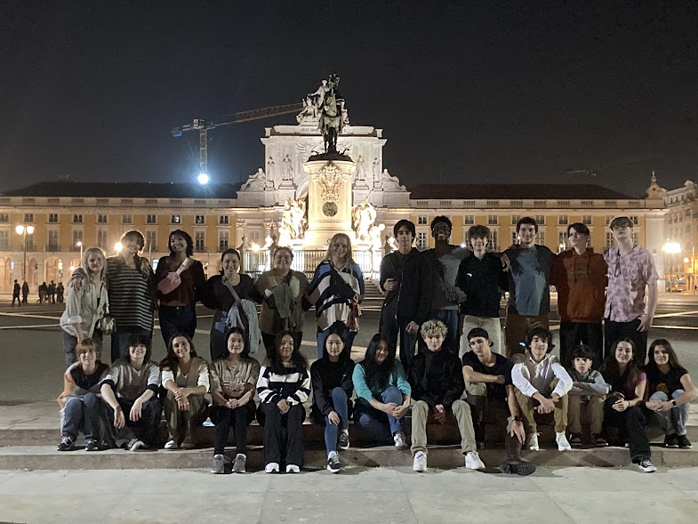 Group photo taken in Portugal during the Iberian Voyage